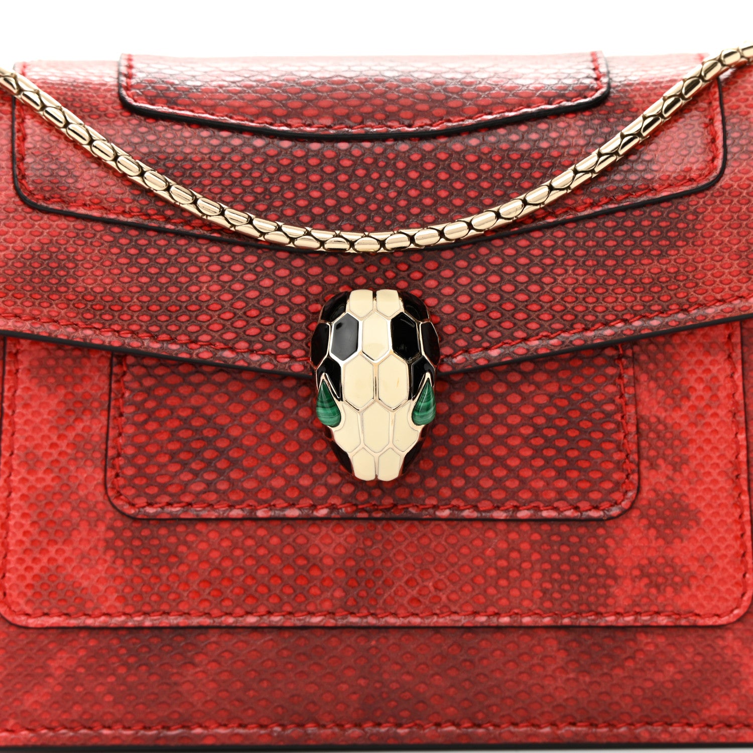 Bulgari Karung Serpenti Forever Crossbody Red 8 of 13