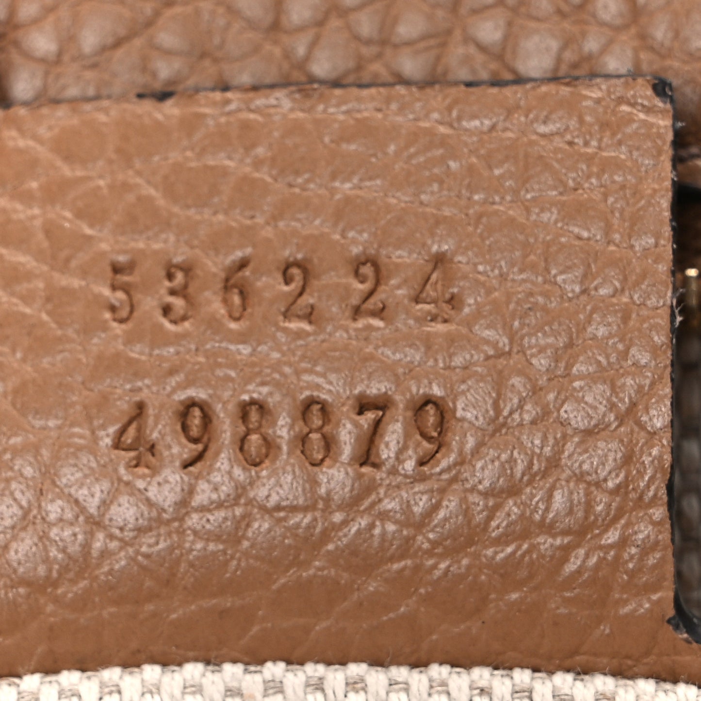 Pebbled Calfskin Medium Soho Flap Crossbody Camelia