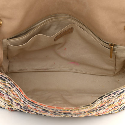 Chanel Tweed Maxi Single Flap Multicolor 5 of 13
