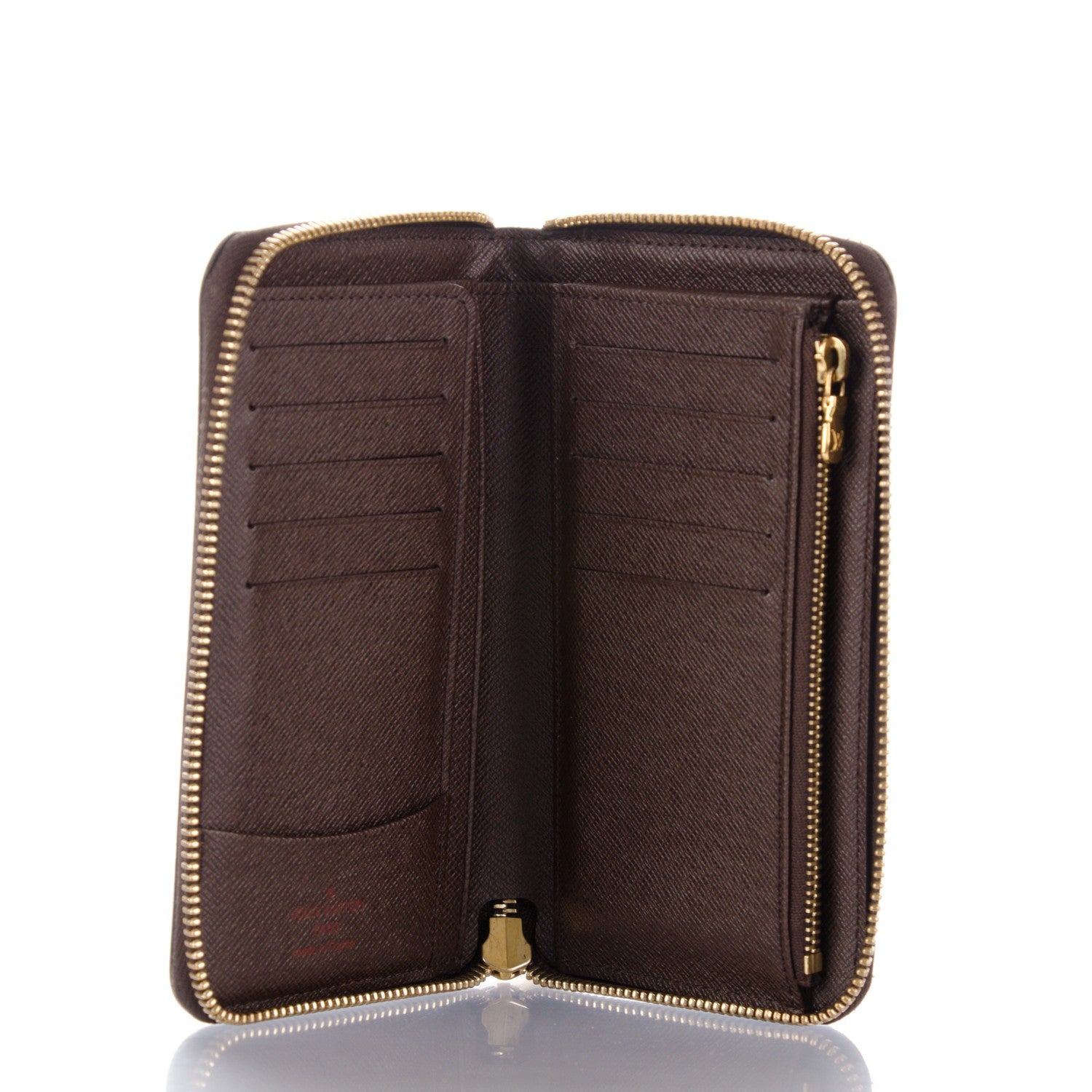 Louis Vuitton Damier Ebene Zippy Compact Wallet 5 of 7