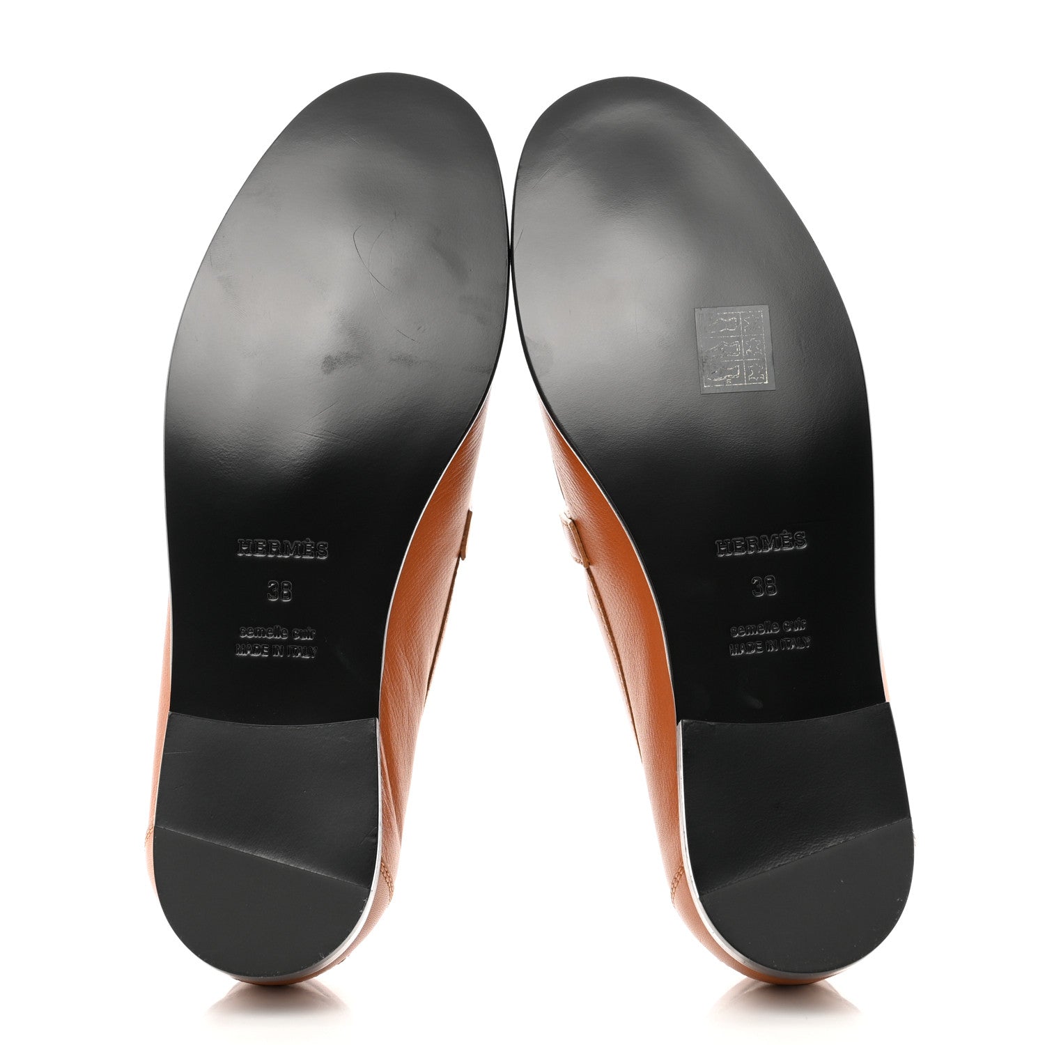 Hermes Epsom Womens Destin Loafer 38 Naturel 5 of 9