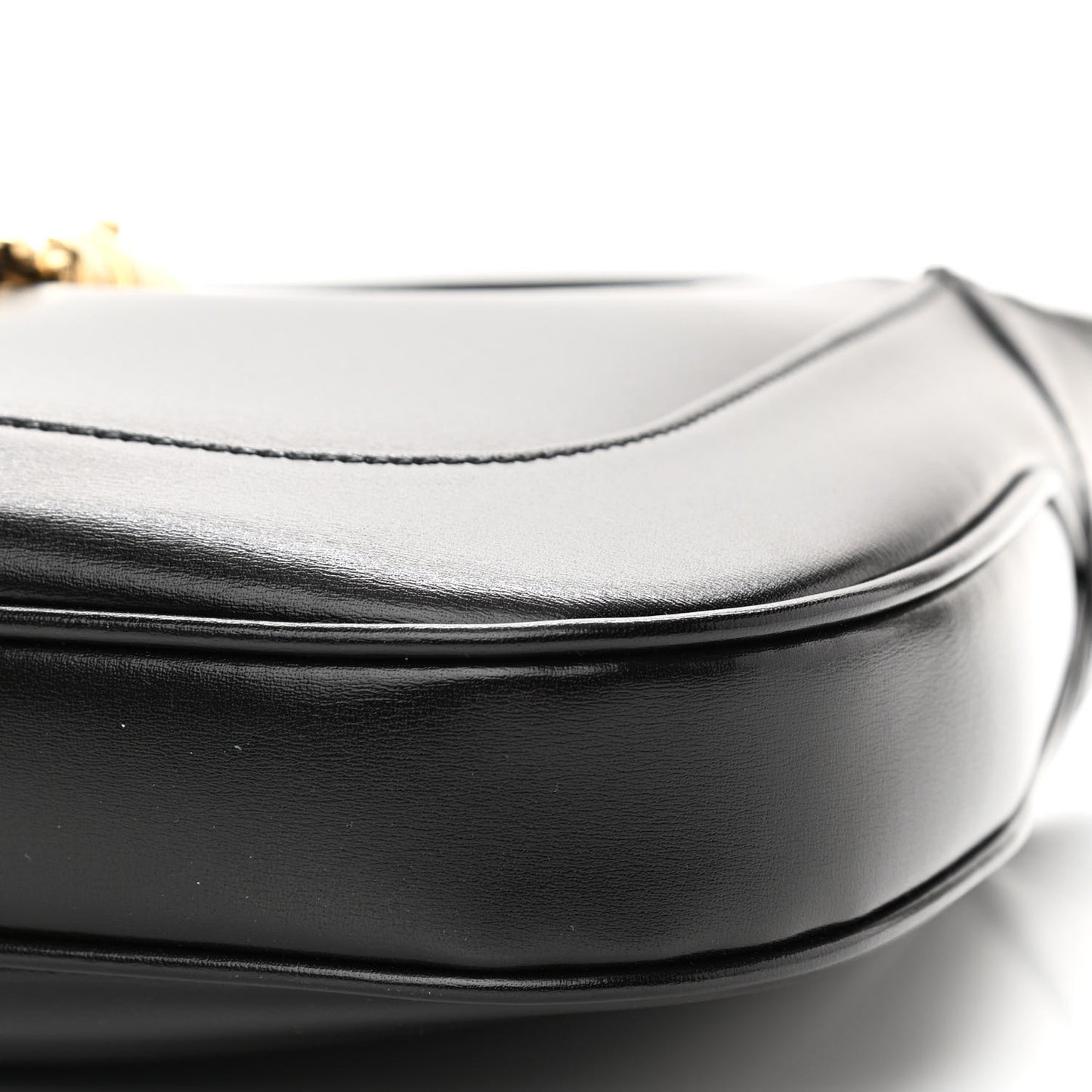 Boarded Dyana Lux Calfskin Small Jackie 1961 Hobo Black