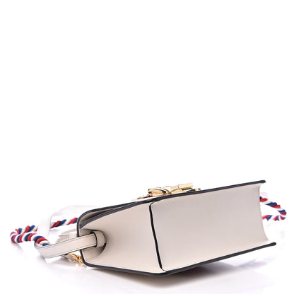 Gucci Calfskin Mini Sylvie Top Handle Bag White 4 of 17