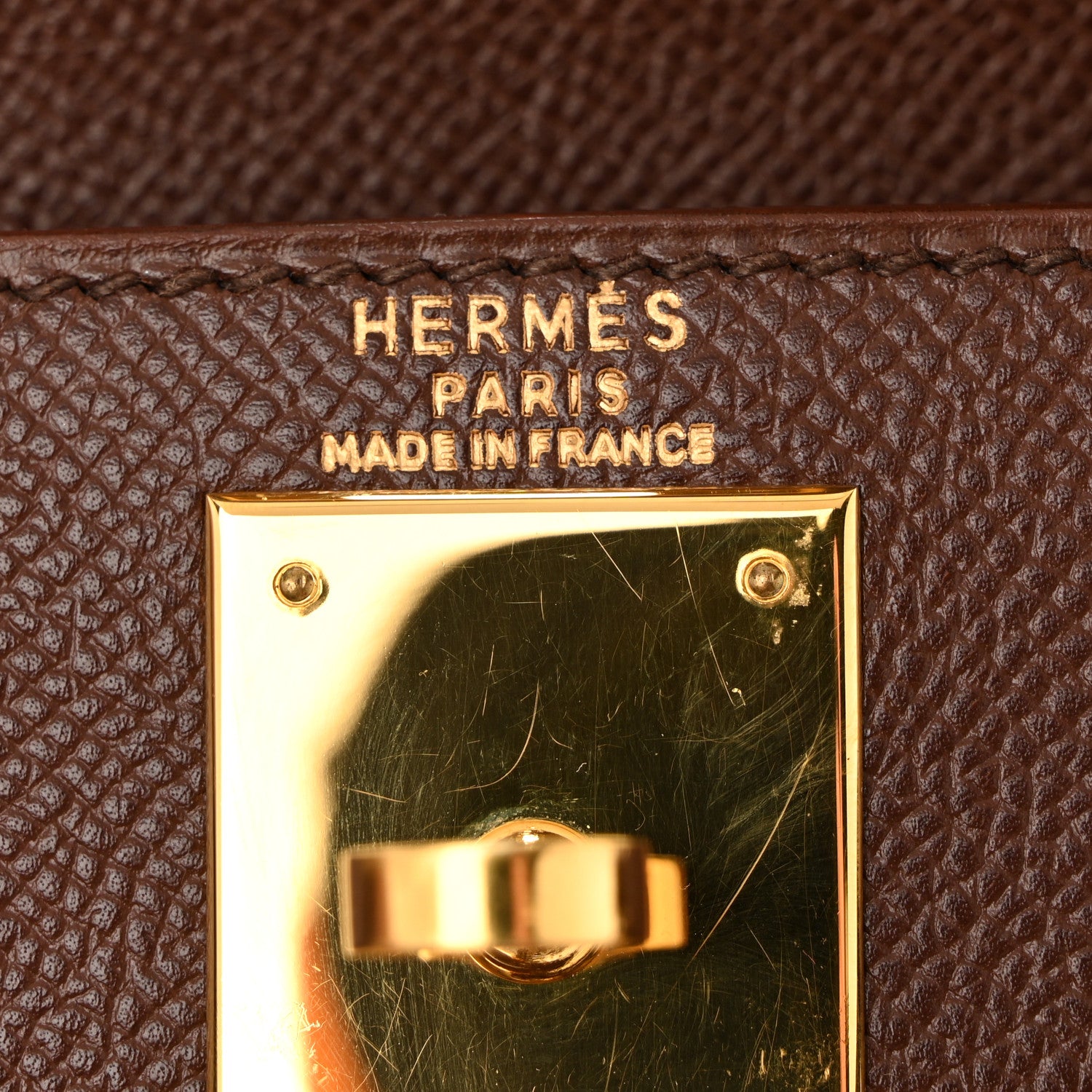Hermes Courchevel Kelly Sellier 28 Noisette 6 of 10