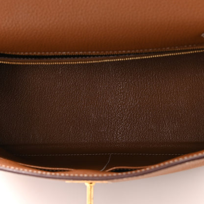 Hermes Togo Kelly Retourne 28 Gold 4 of 10