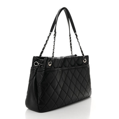 Chanel Quilted Grand Shopping Tote GST Black 13 of 21