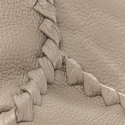 Bottega Veneta Washed Cervo Deerskin Large Hobo Light Grey 14 of 15