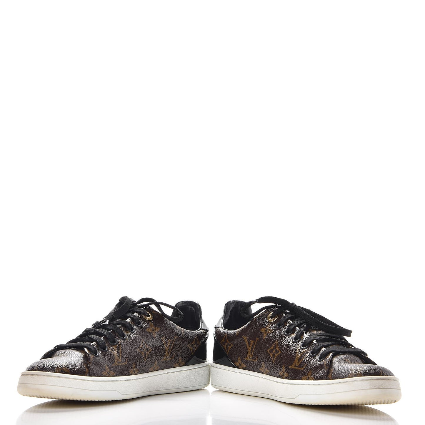 Patent Monogram Frontrow Sneakers 38