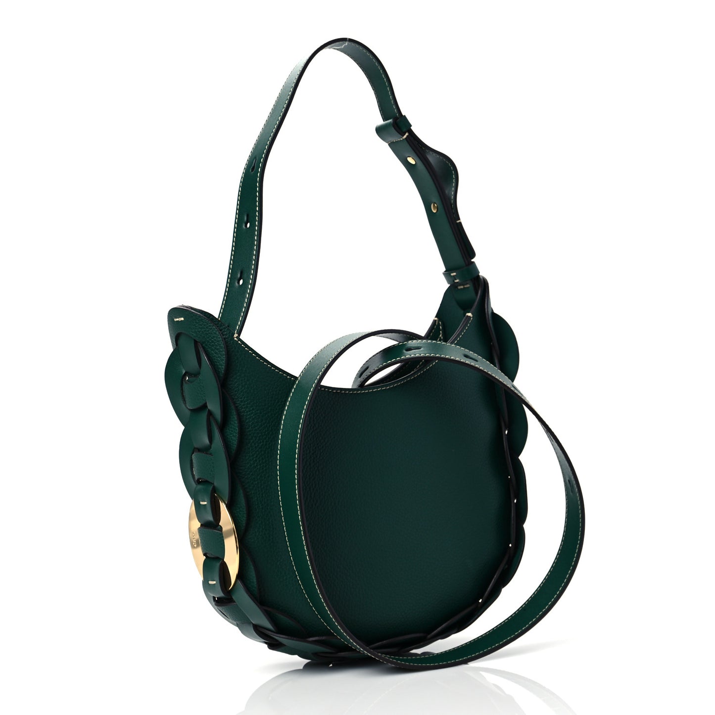 Small Grain Smooth Calfskin Small Darryl Hobo Rain Forest