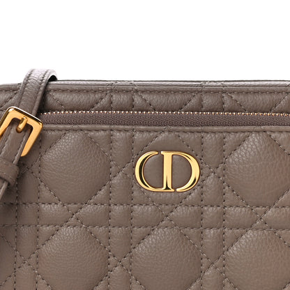 Christian Dior Supple Calfskin Caro Double Pouch Warm Taupe 7 of 10