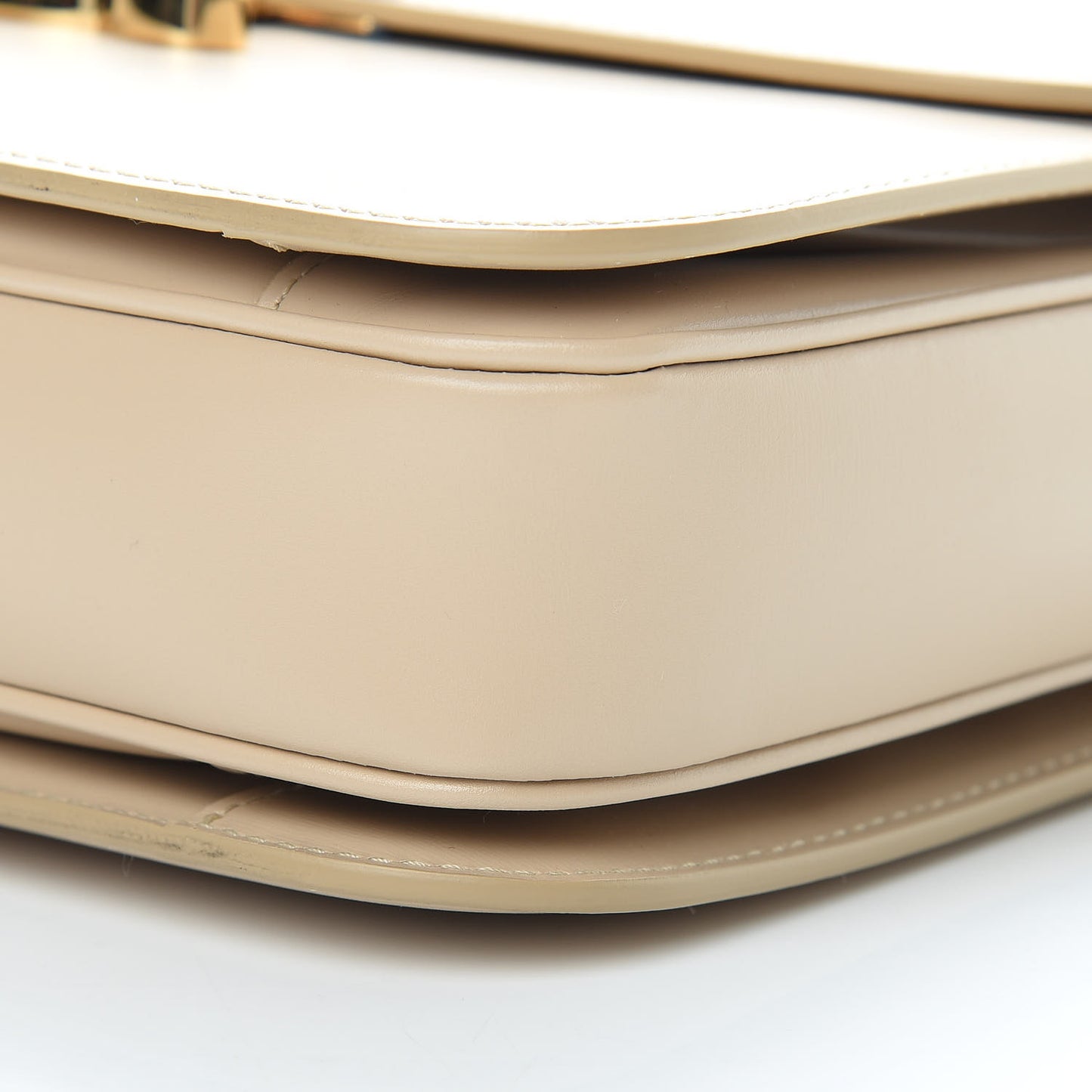 Shiny Calfskin Large Triomphe Nude