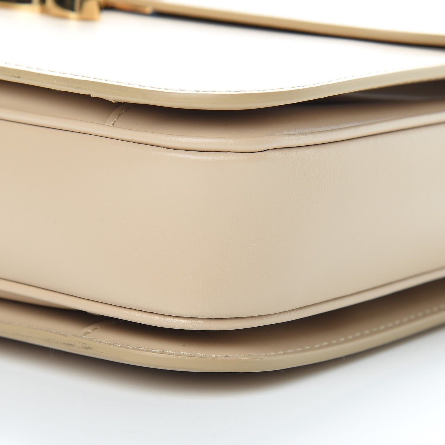 Celine Shiny Calfskin Large Triomphe Nude 12 of 14