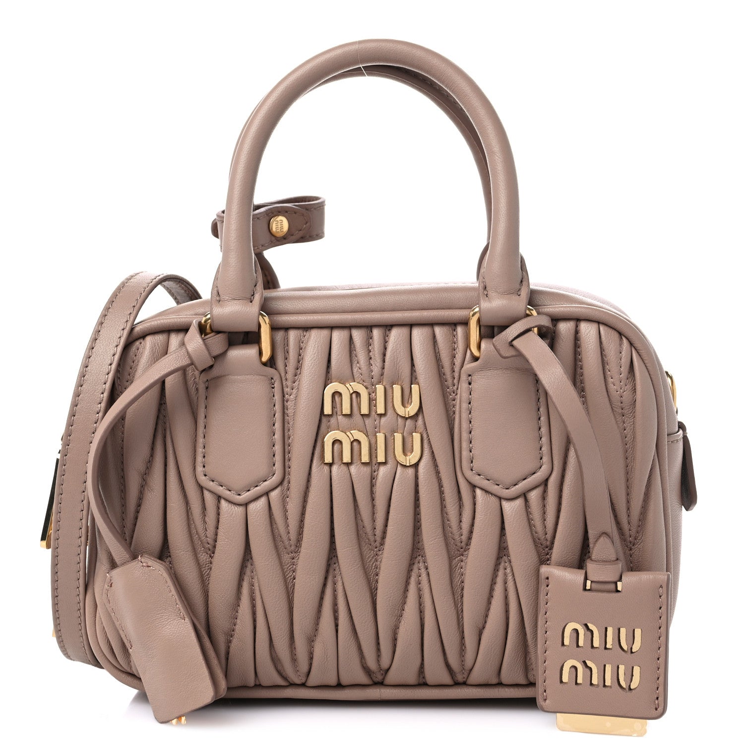 Miu Miu Nappa Matelasse S Narrow Arcadie Cameo 1 of 7