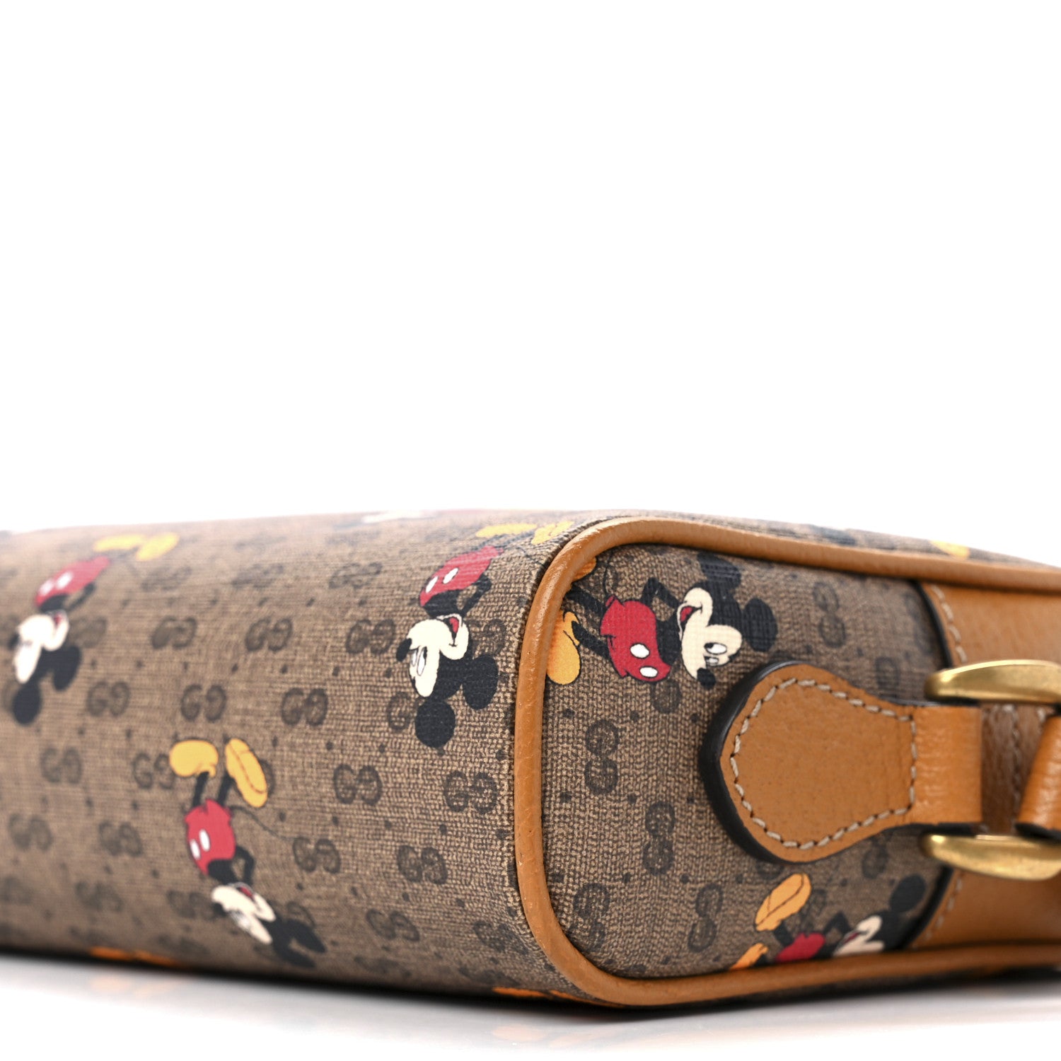 Gucci X DISNEY Mini Vintage GG Supreme Monogram Mickey Mouse Shoulder Bag Beige Vintage Sun Oil 11 of 11