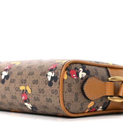Gucci X DISNEY Mini Vintage GG Supreme Monogram Mickey Mouse Shoulder Bag Beige Vintage Sun Oil 11 of 11