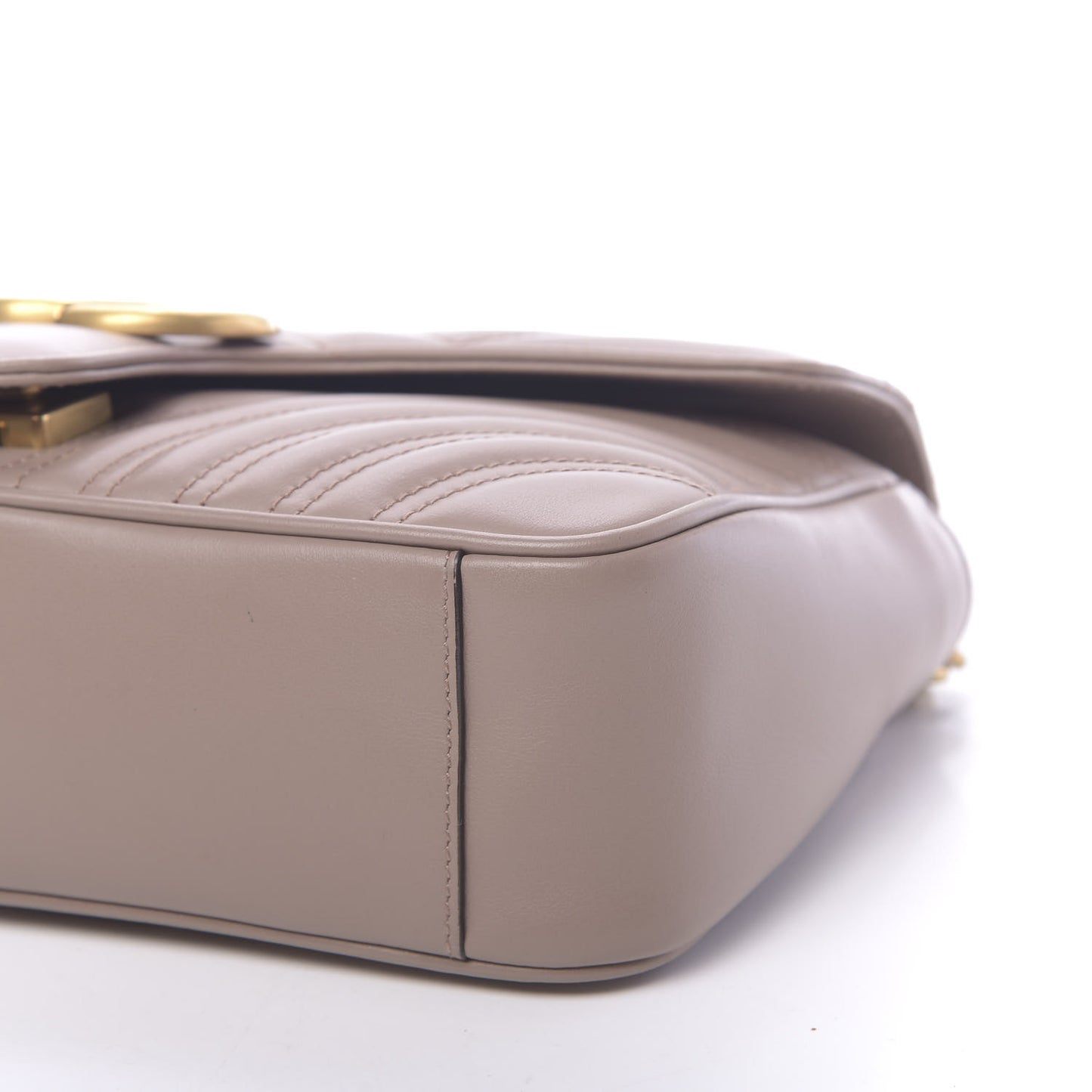Calfskin Matelasse Small GG Marmont Shoulder Bag Porcelain Rose