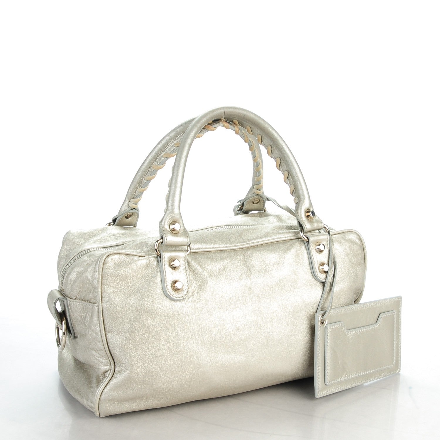 Balenciaga Agneau Classic Hardware Box Bag Silver Hardware 3 of 8