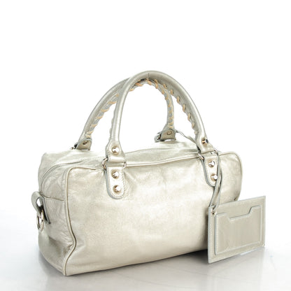 Balenciaga Agneau Classic Hardware Box Bag Silver Hardware 3 of 8
