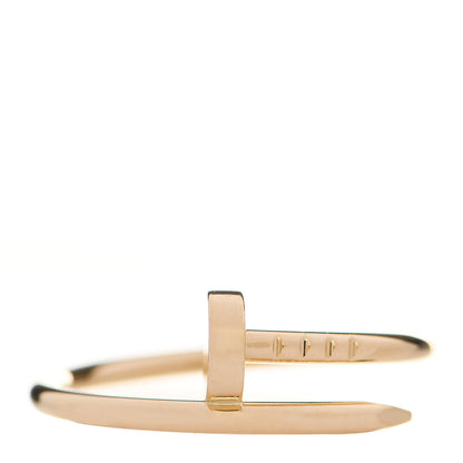 Cartier 18K Yellow Gold Small Juste Un Clou Ring 58 8.25 1 of 5