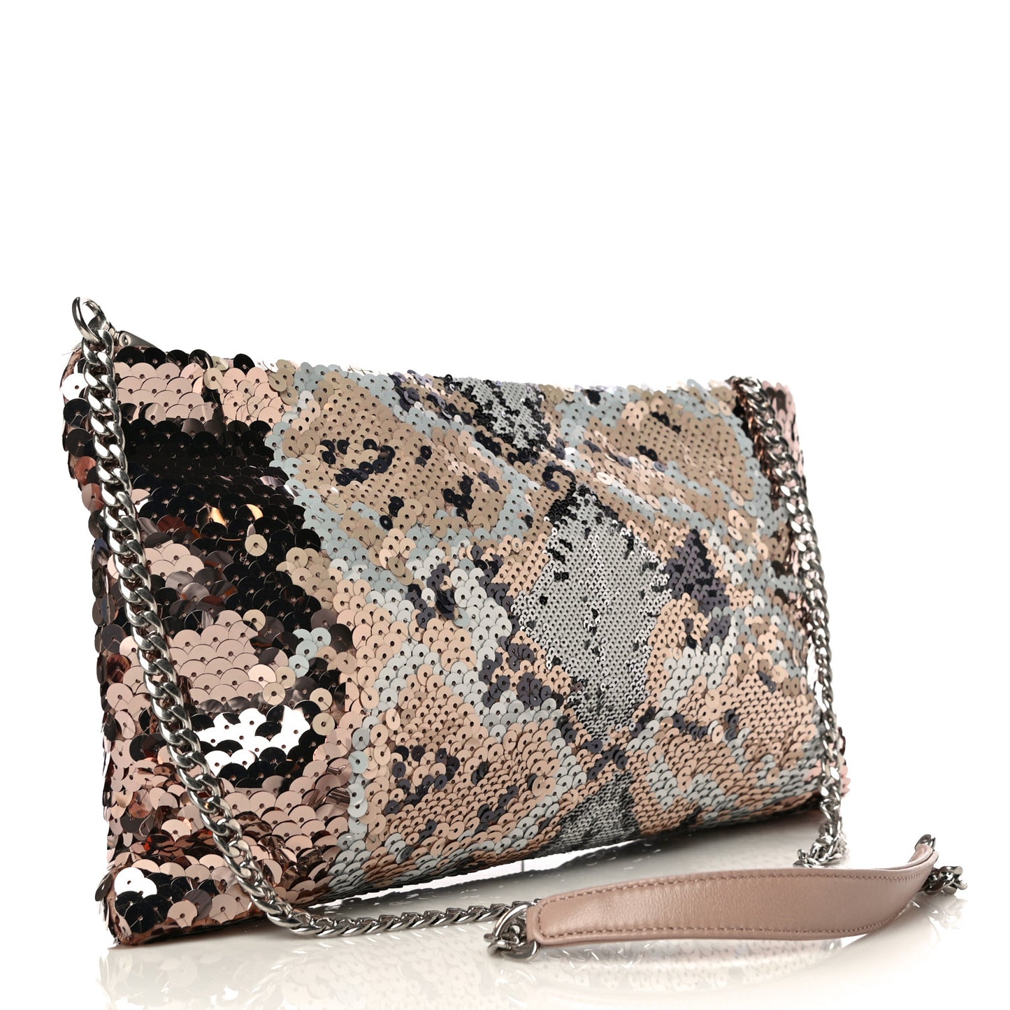 Paillettes Sequin Chain Pochette Cipria