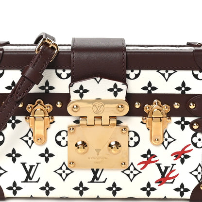 Louis Vuitton Monogram Petite Malle Black White 7 of 9