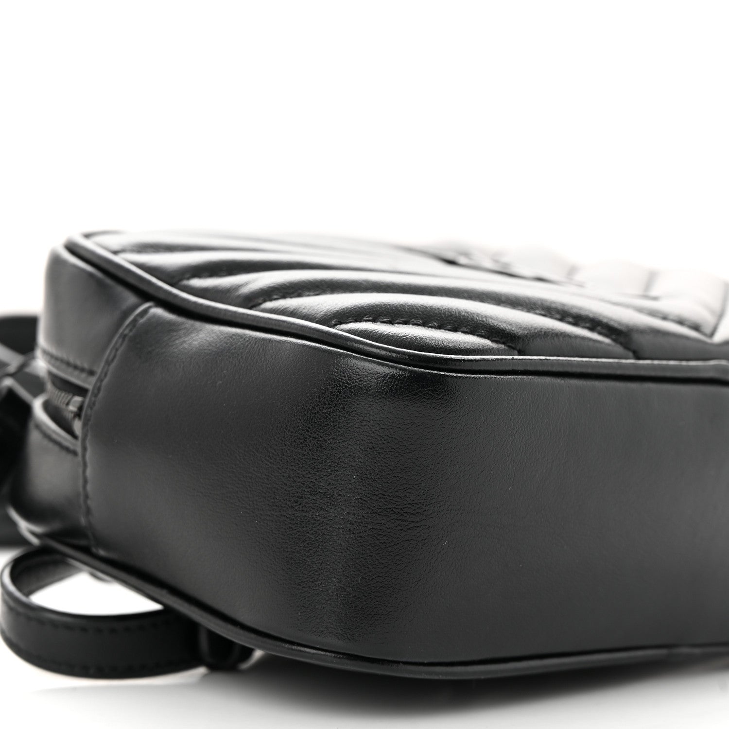 Saint Laurent Calfskin Matelasse Monogram Lou Belt Bag Black 9 of 11