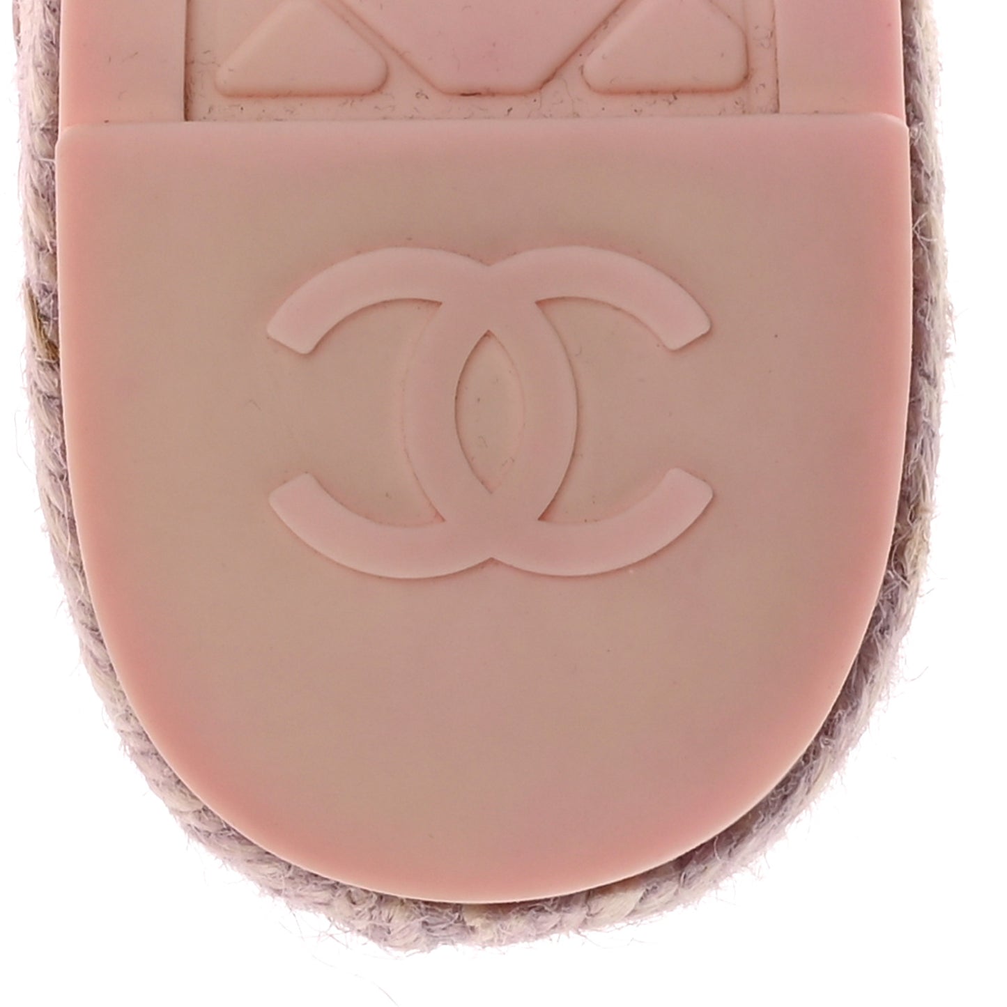 Lambskin CC Espadrilles 37 Light Pink