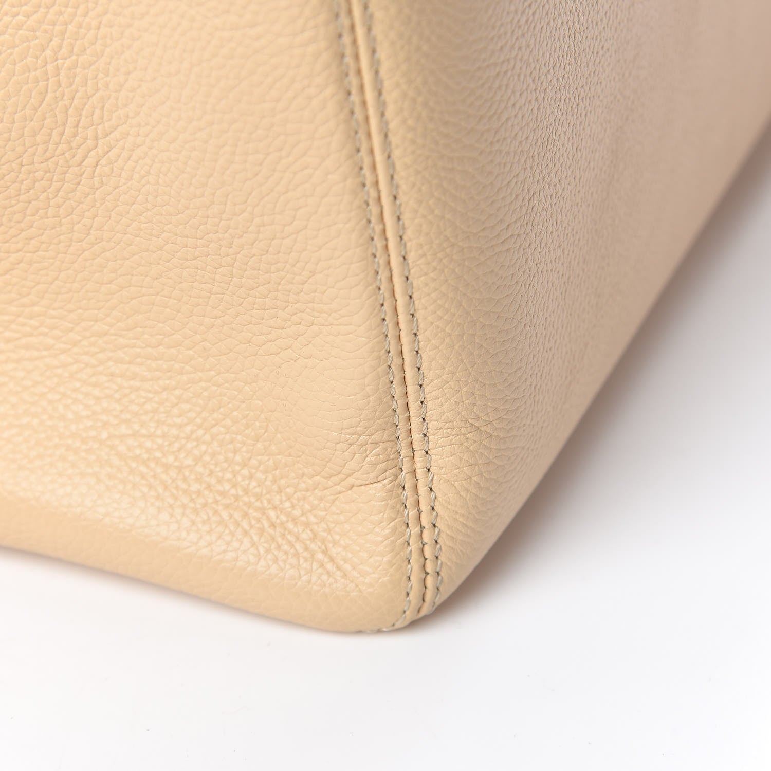 Chanel Calfskin Cerf Executive Shopper Tote Beige Clair 11 of 13