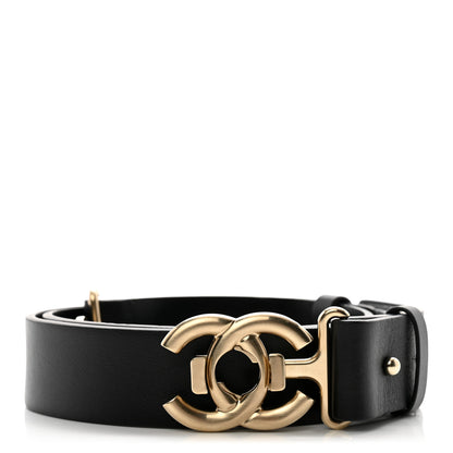 Chanel Calfskin CC Belt 100 40 Black 1 of 11