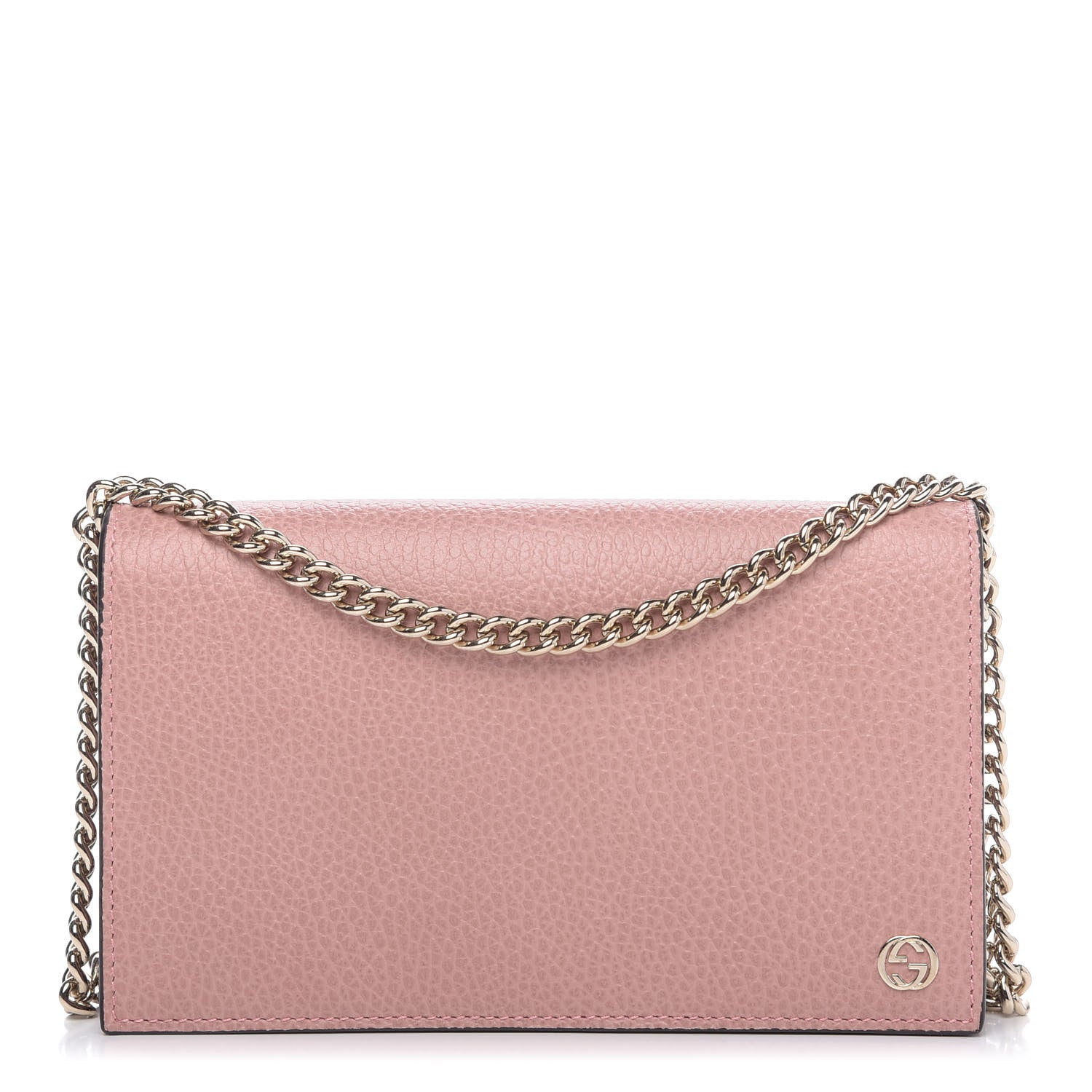 Gucci Dollar Calfskin Medium Betty Chain Wallet Soft Pink 1 of 9