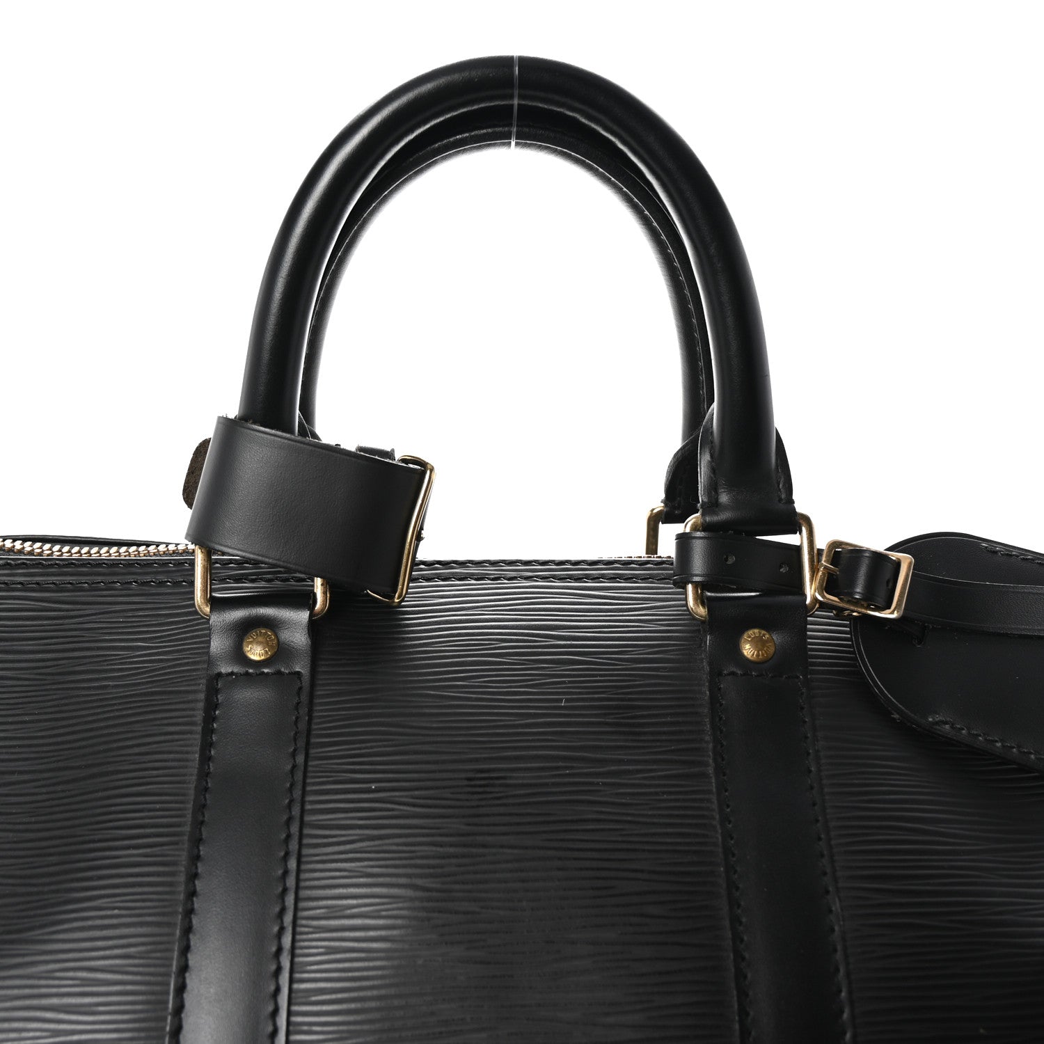 Louis Vuitton Epi Keepall 45 Black 7 of 9