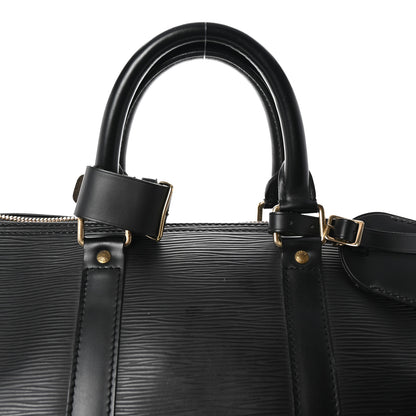 Louis Vuitton Epi Keepall 45 Black 7 of 9