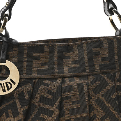 Fendi Zucca Mini Chef Hobo Tobacco 7 of 9