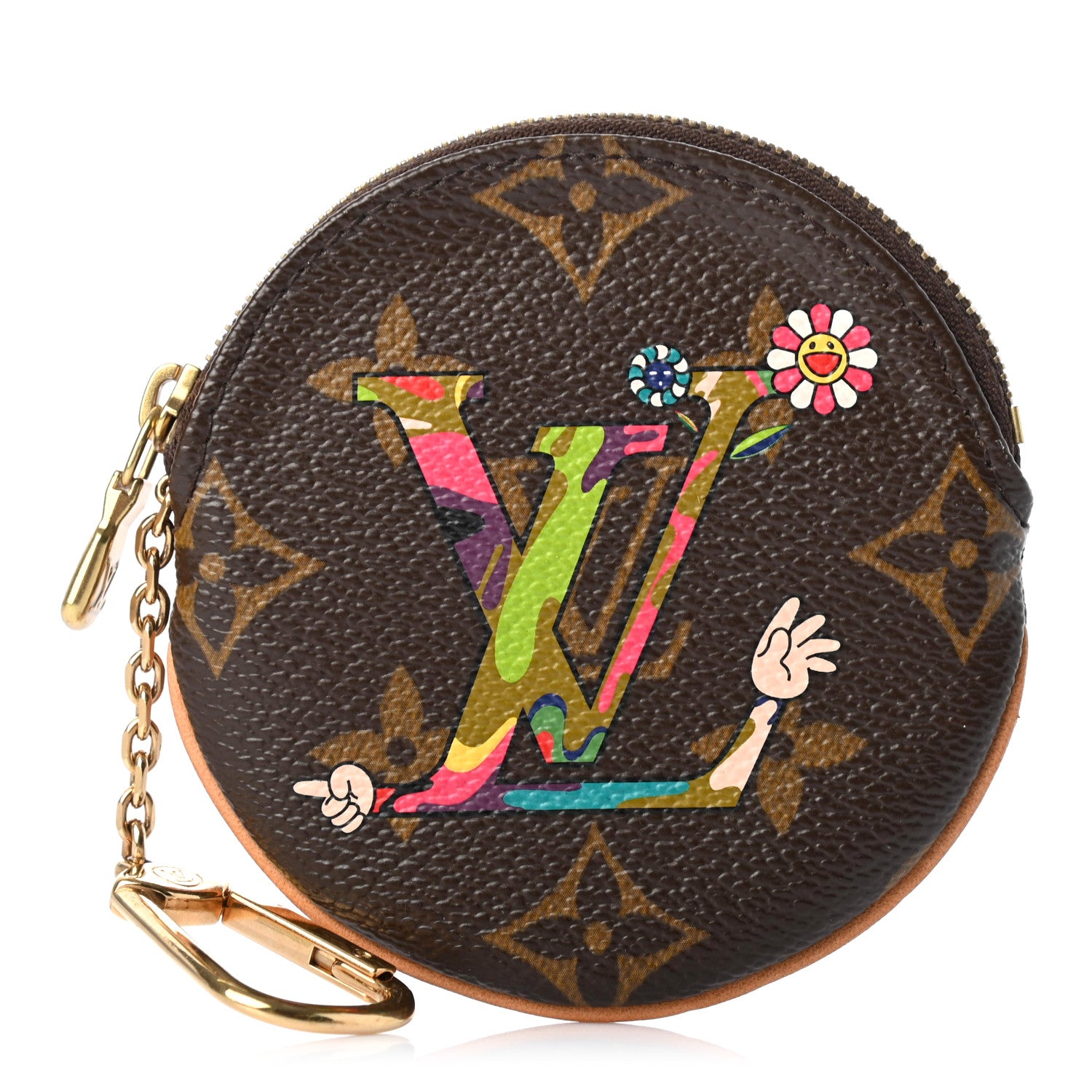 Louis Vuitton Monogram MOCA Round Coin Purse 1 of 6