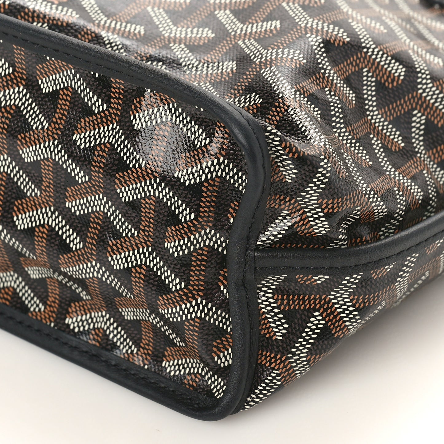 Goyardine Reversible Mini Anjou Black