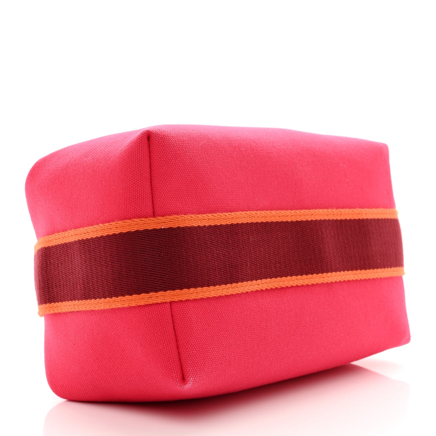 Hermes Canvas Small Bride-A-Brac Pouch Hibiscus 4 of 6
