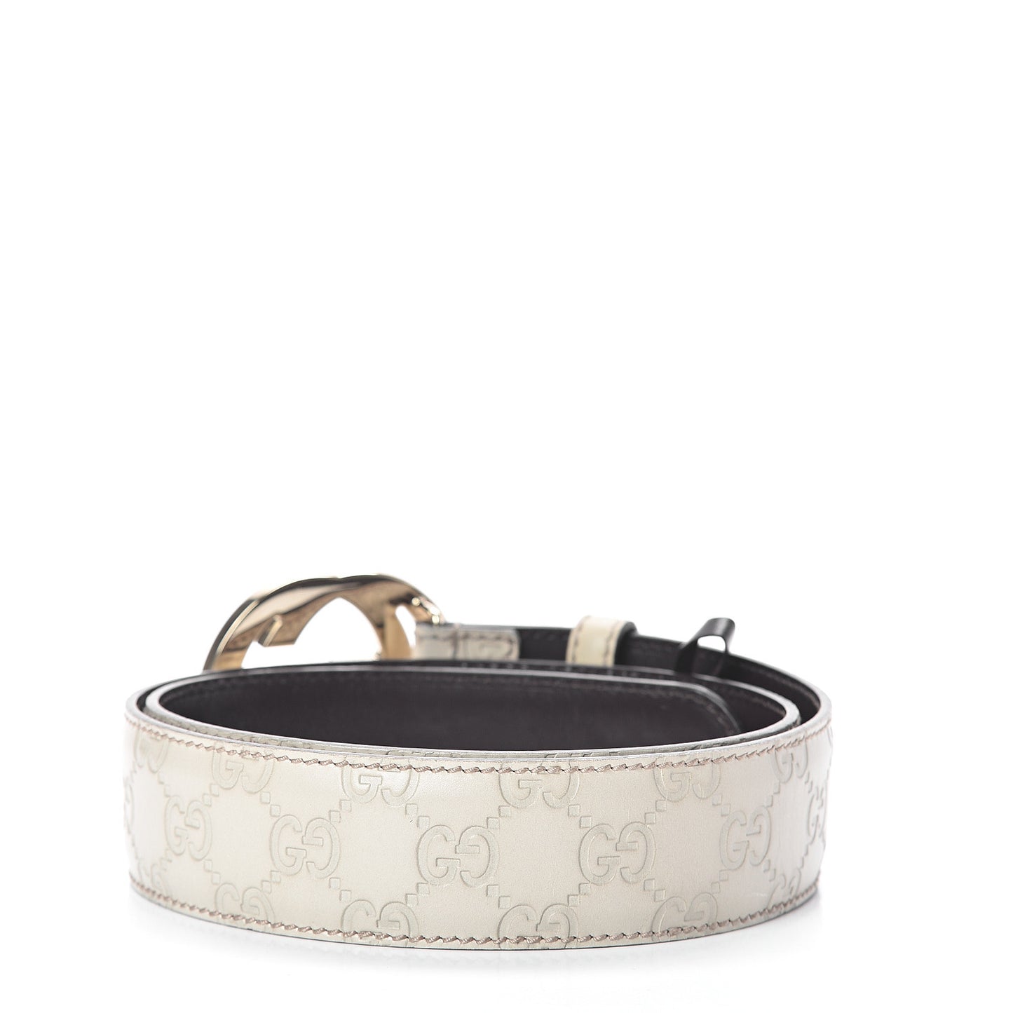 Guccissima Interlocking G 40mm Belt 85 34 Off White