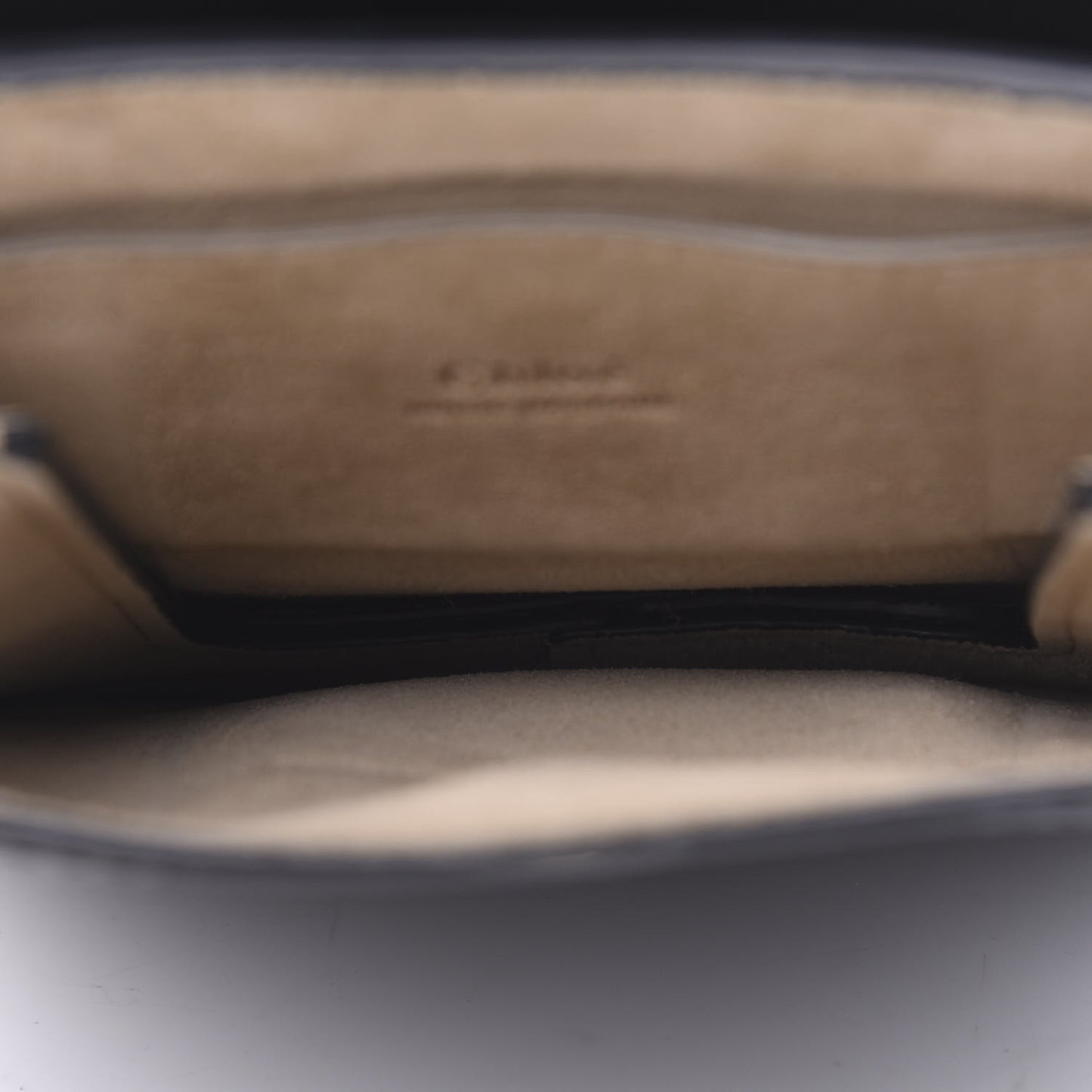 Suede Calfskin Mini Faye Bracelet Bag Black