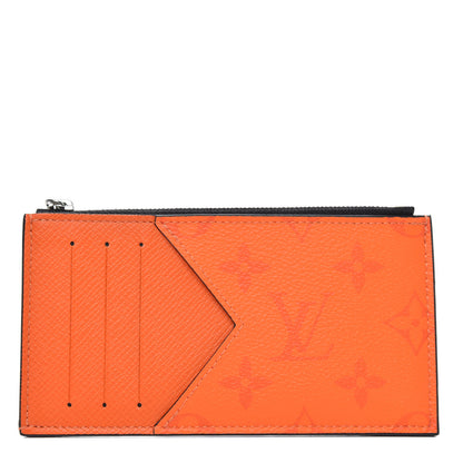 Louis Vuitton Taigarama Coin Card Holder Orange 1 of 7