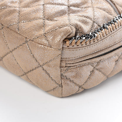 Stella McCartney Shaggy Deer Quilted Mini Falabella Backpack Taupe 13 of 13