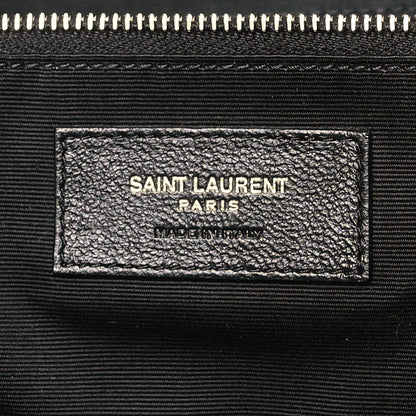 Saint Laurent Lambskin Quilted Maxi Icare Shopping Tote Black 7 of 11