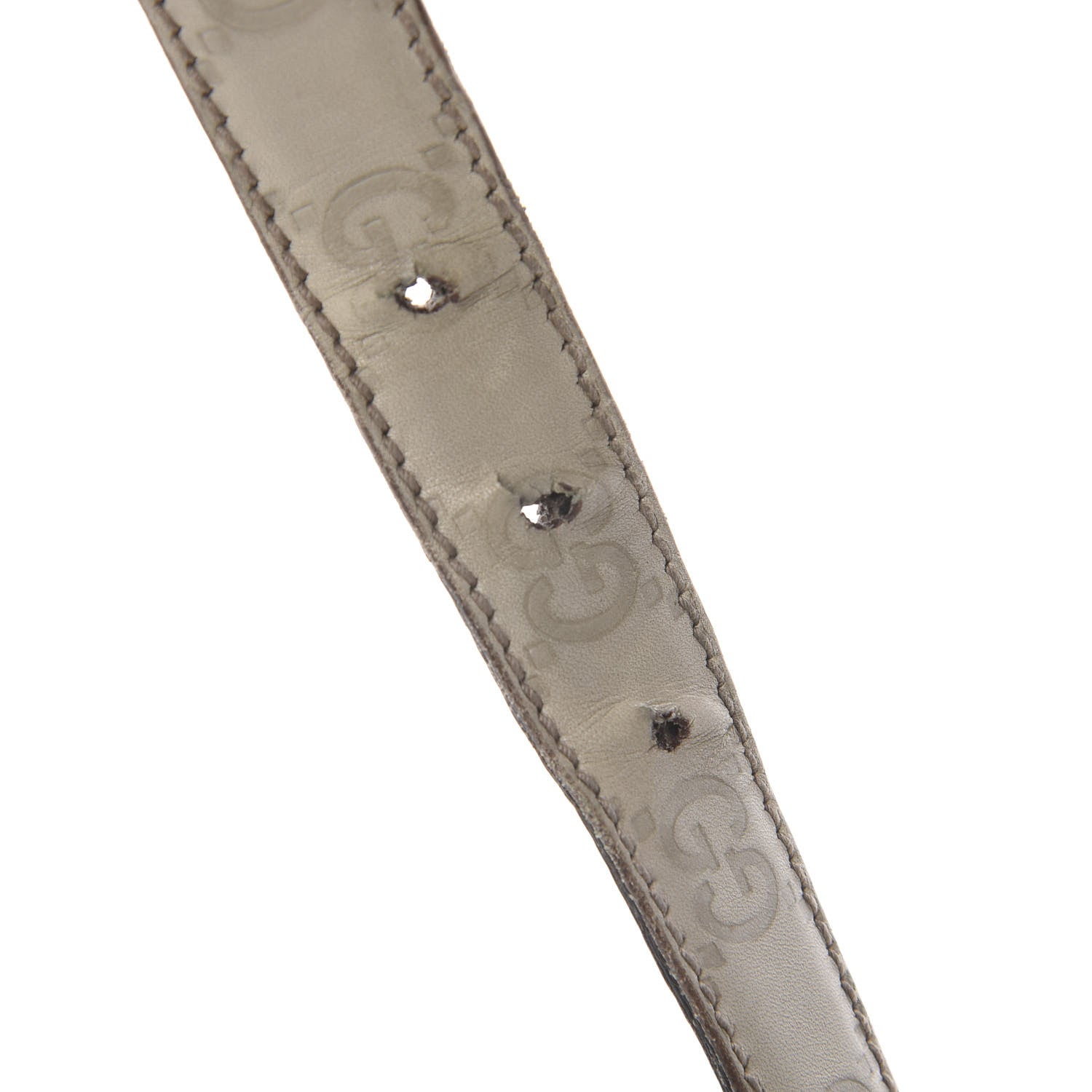 Gucci Guccissima Belt 85 34 Off White 8 of 10