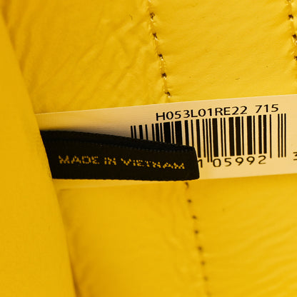 Marc Jacobs Grained Calfskin Mini The Tote Bag Yellow 6 of 9