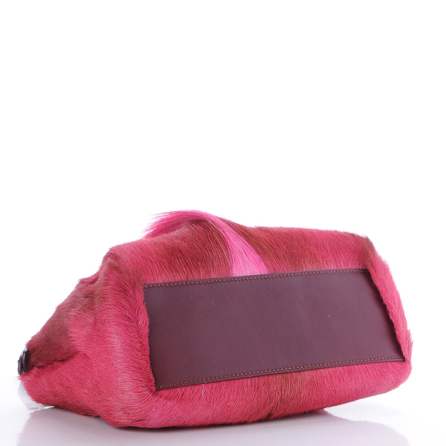Springbok Fur Nappa Mini Peekaboo Iconic Satchel Pink