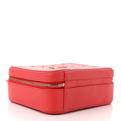 Chanel Caviar Quilted Medium CC Filigree Vanity Case Pink 4 of 10