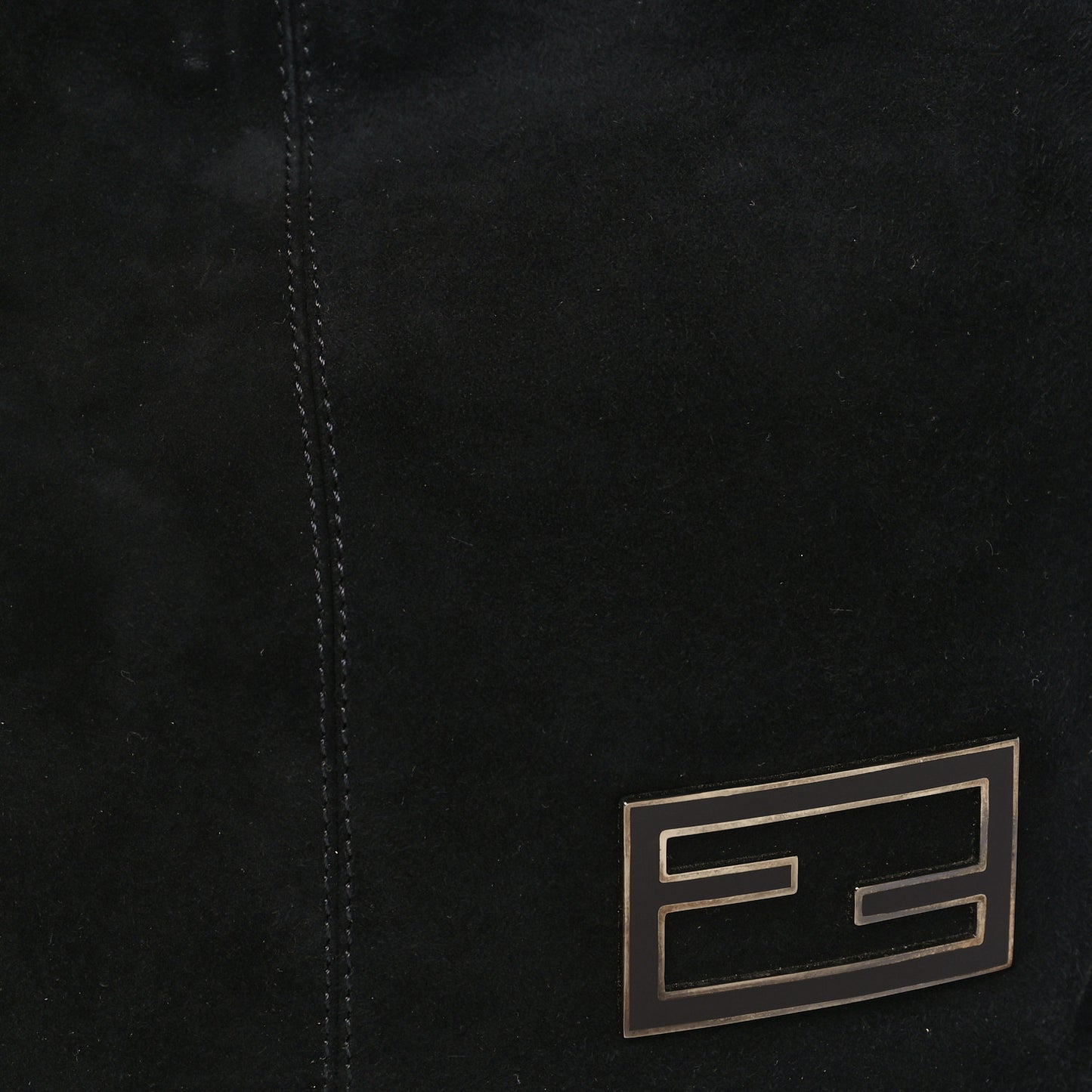 Suede Hobo Black