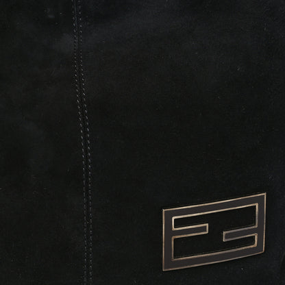 Fendi Suede Hobo Black 7 of 9