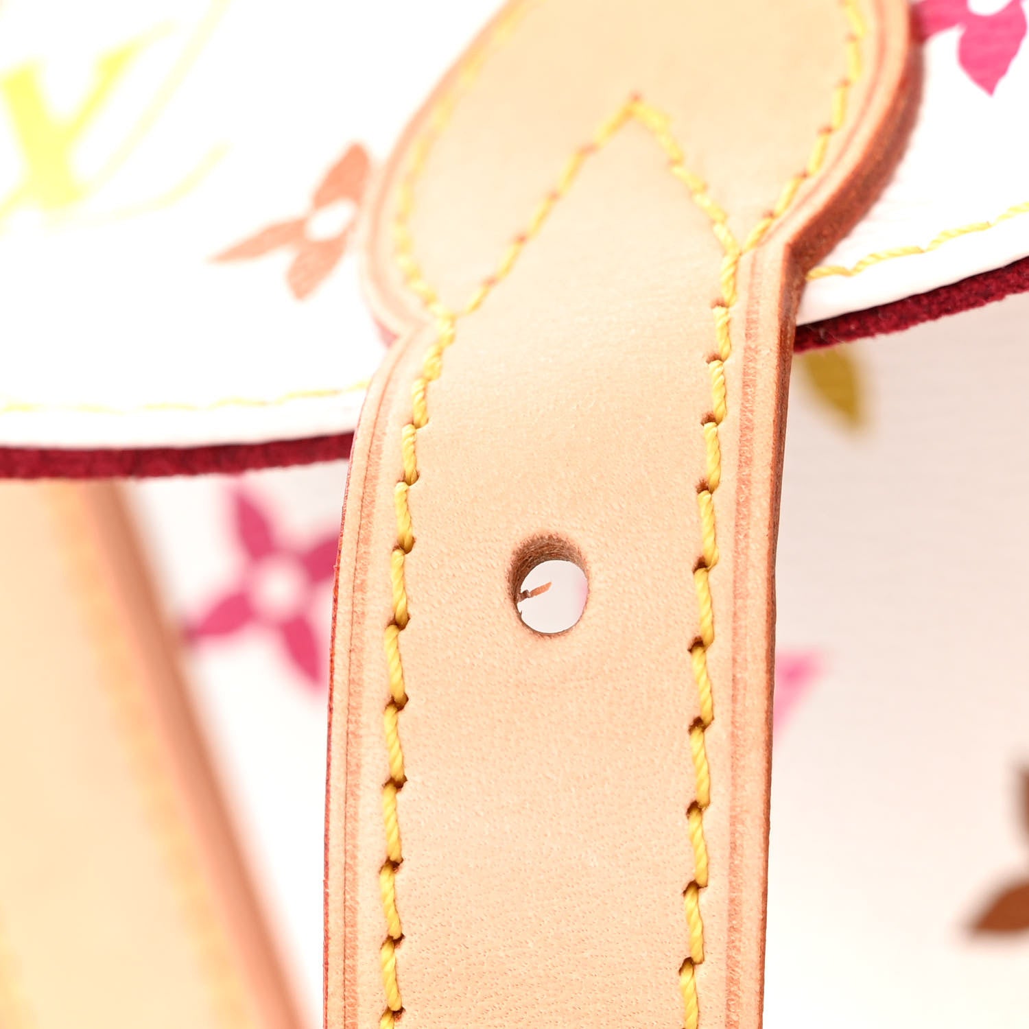 Louis Vuitton LOUIS VUITTON Monogram Multicolor Aurelia MM White 10 of 14