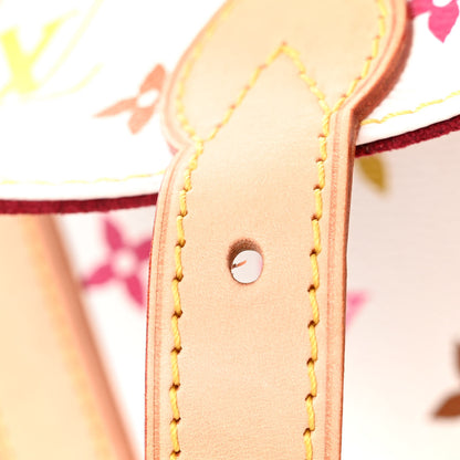 Louis Vuitton LOUIS VUITTON Monogram Multicolor Aurelia MM White 10 of 14