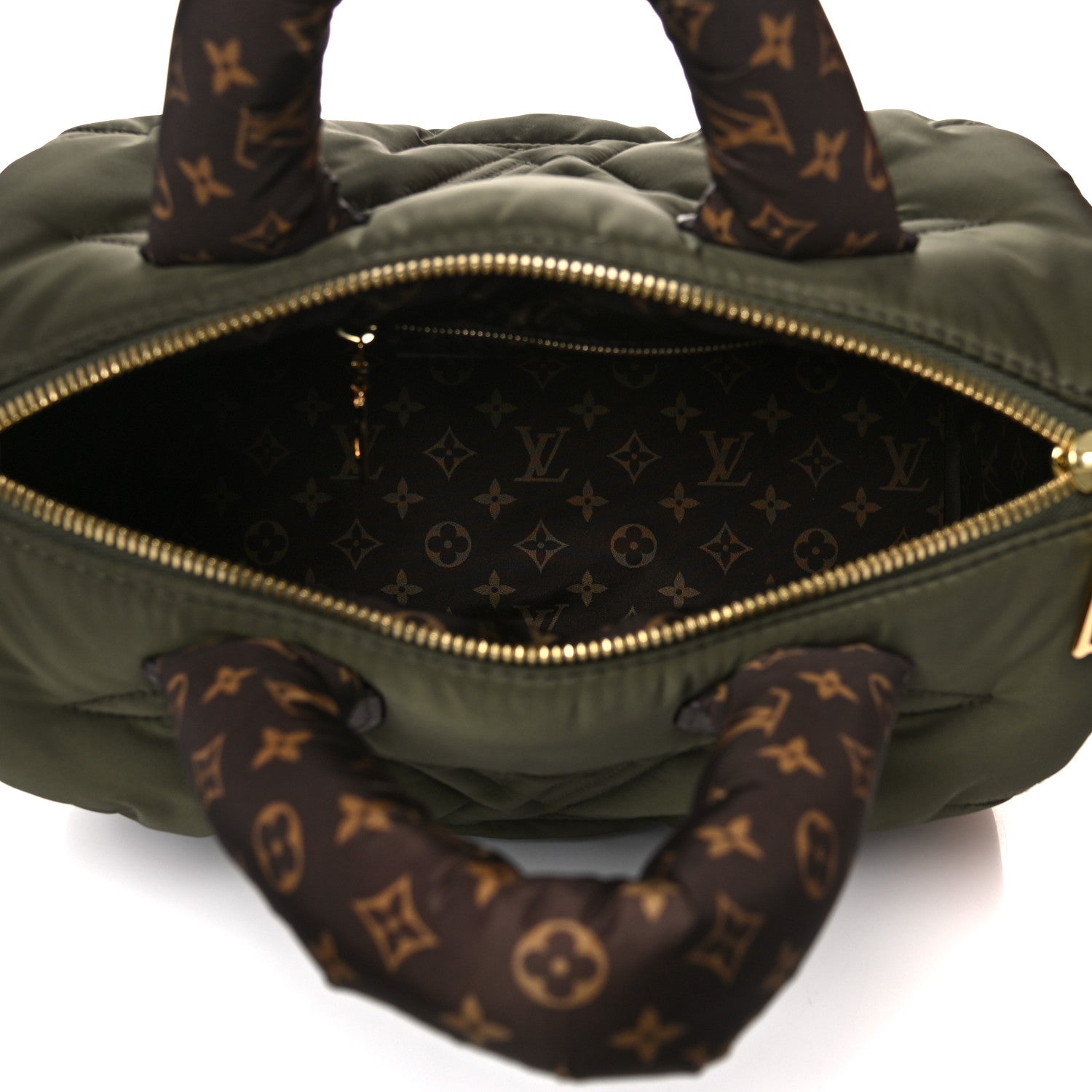 Louis Vuitton Econyl Mini Monogram Pillow Speedy Bandouliere 25 Khaki 5 of 9